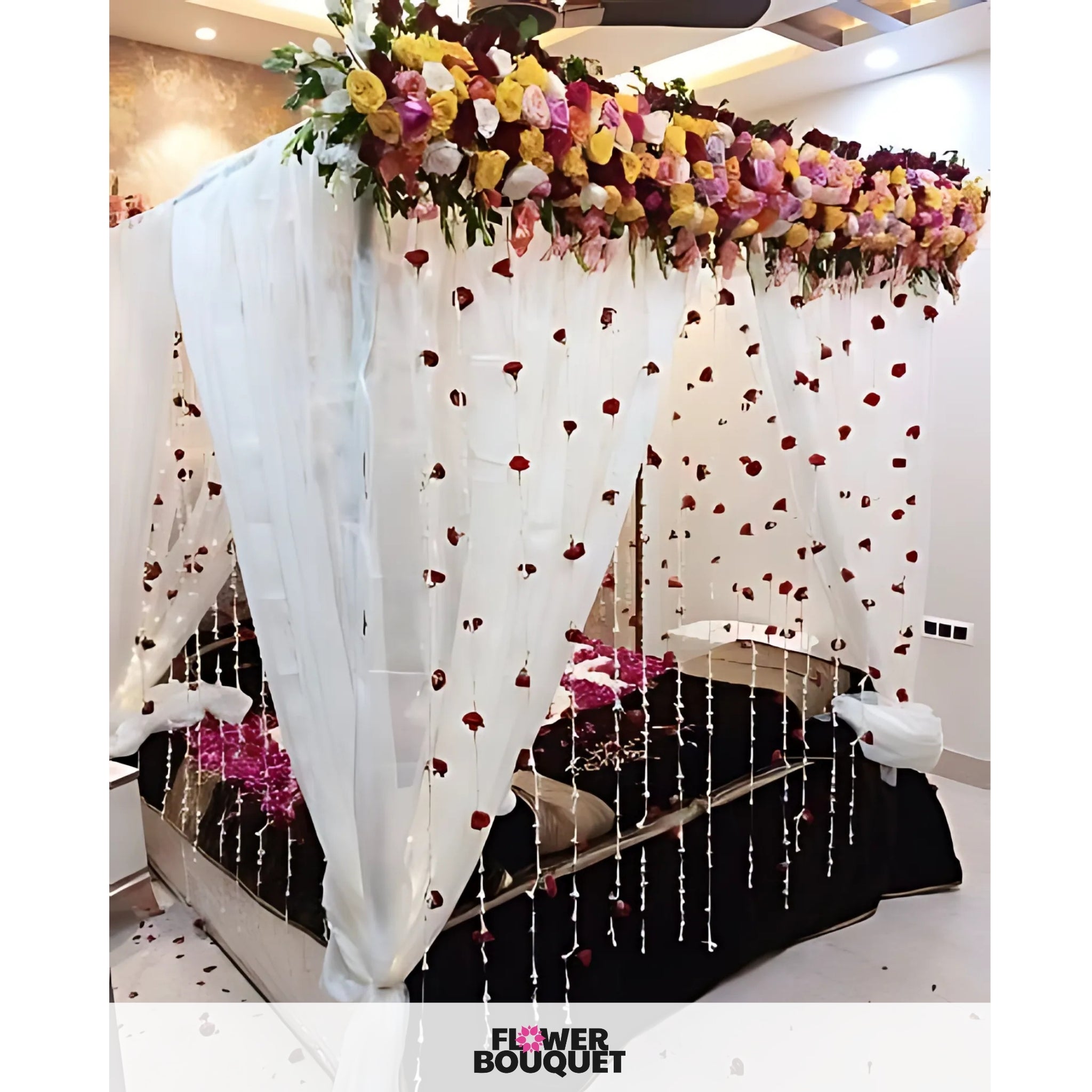 Romantic Garden Canopy Bed Decor