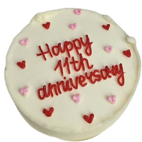 Heart Anniversary Delight - 2 Lbs Sweet Heart Design