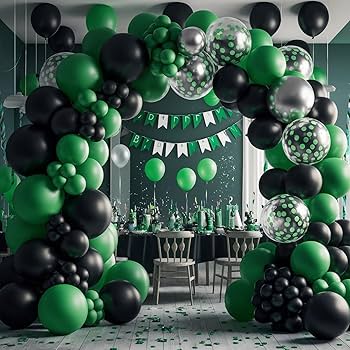 14 August Balloon Arch Setup – Patriotic Event Decor