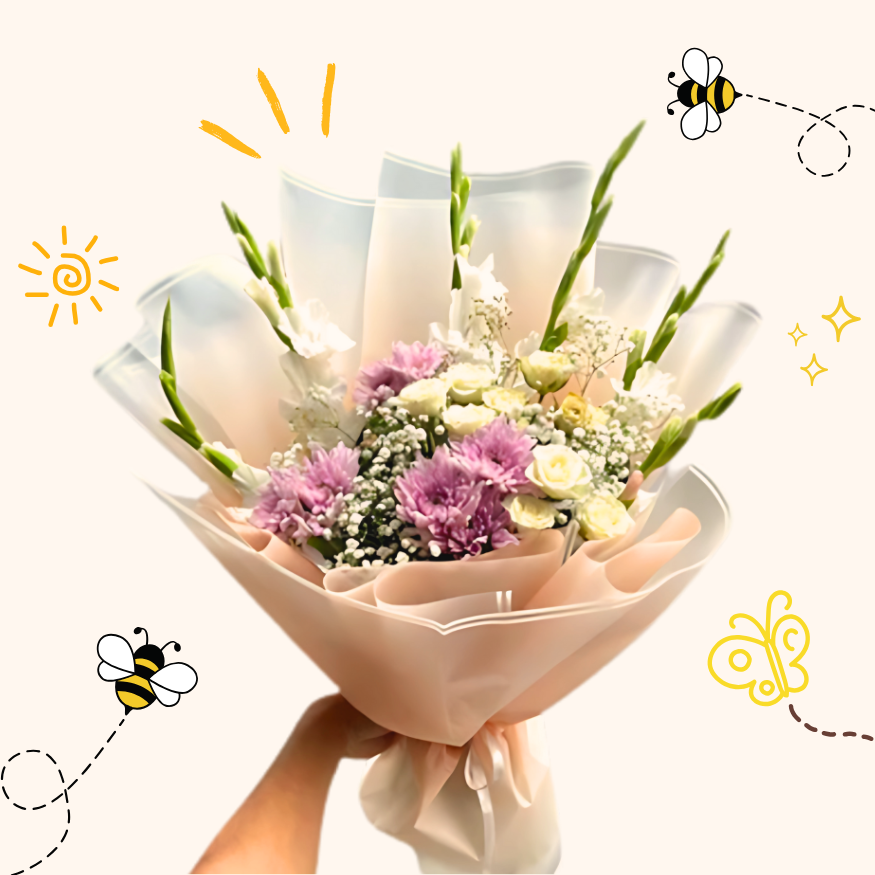 Elegant Pastel Floral Bouquet
