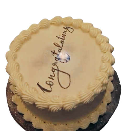 Creamy Congrats Cake | 2 Lbs Classic Celebration Dessert