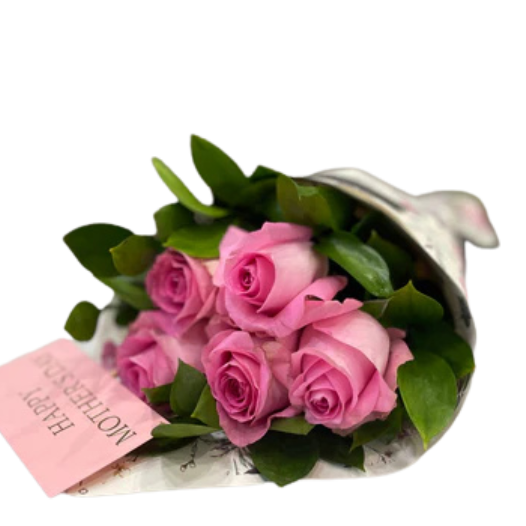 Simply Something 5 Rose Bouquet | Elegant Minimalist Floral Gift