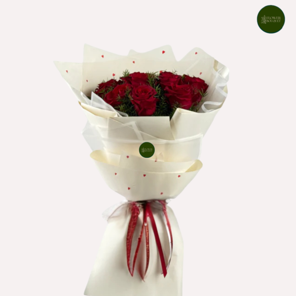 Sweetheart Bloom 7 Red Roses Bouquet