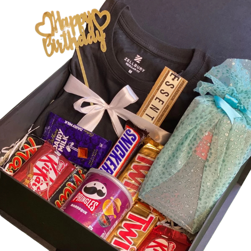 Men's Birthday Apparel & Treat Gift Hamper