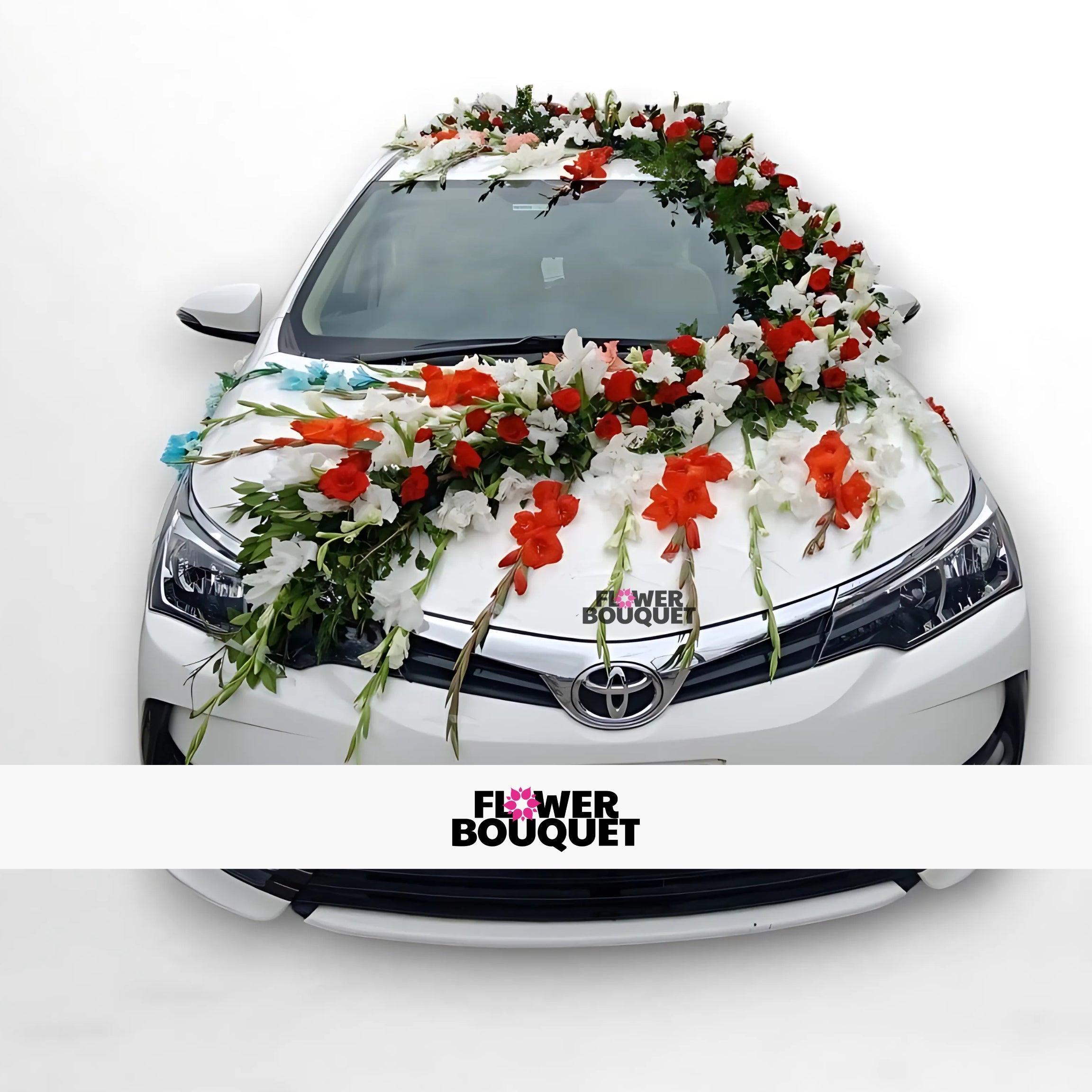 Bridal Grandie Toyota Floral Car Decoration