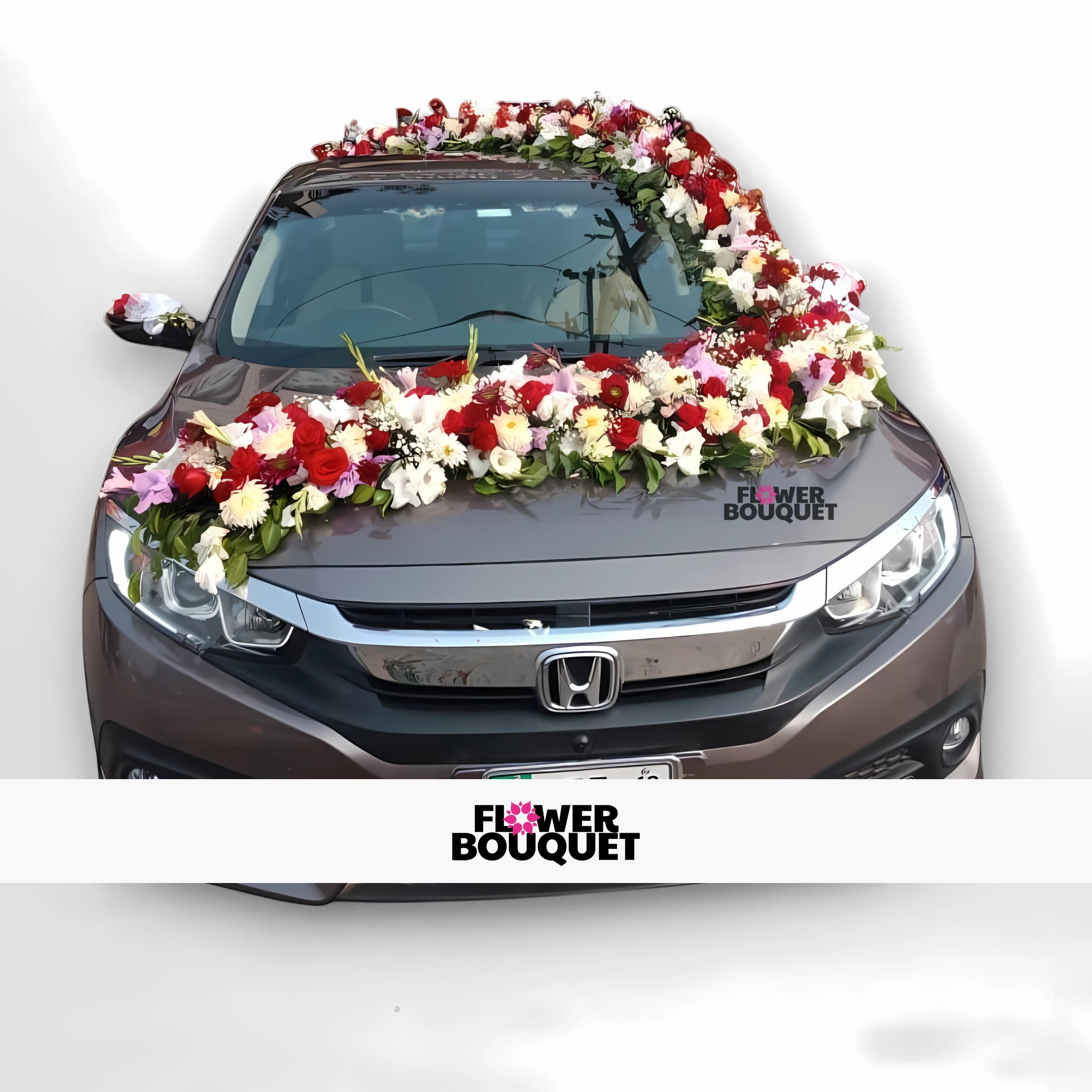 Blossoming Honda Civic Bridal Floral Garland