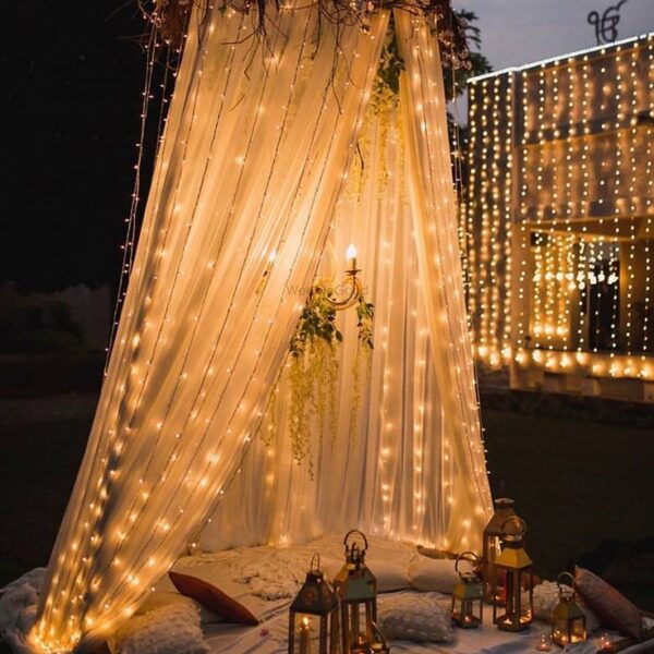 Charming Lighted Tent for Outdoor Gatherings