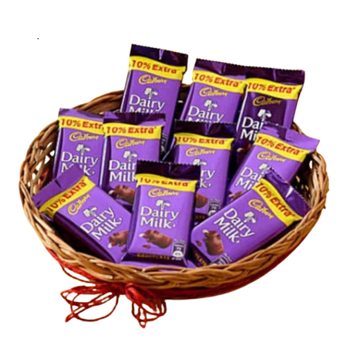 Dairy Milk Basket Gift