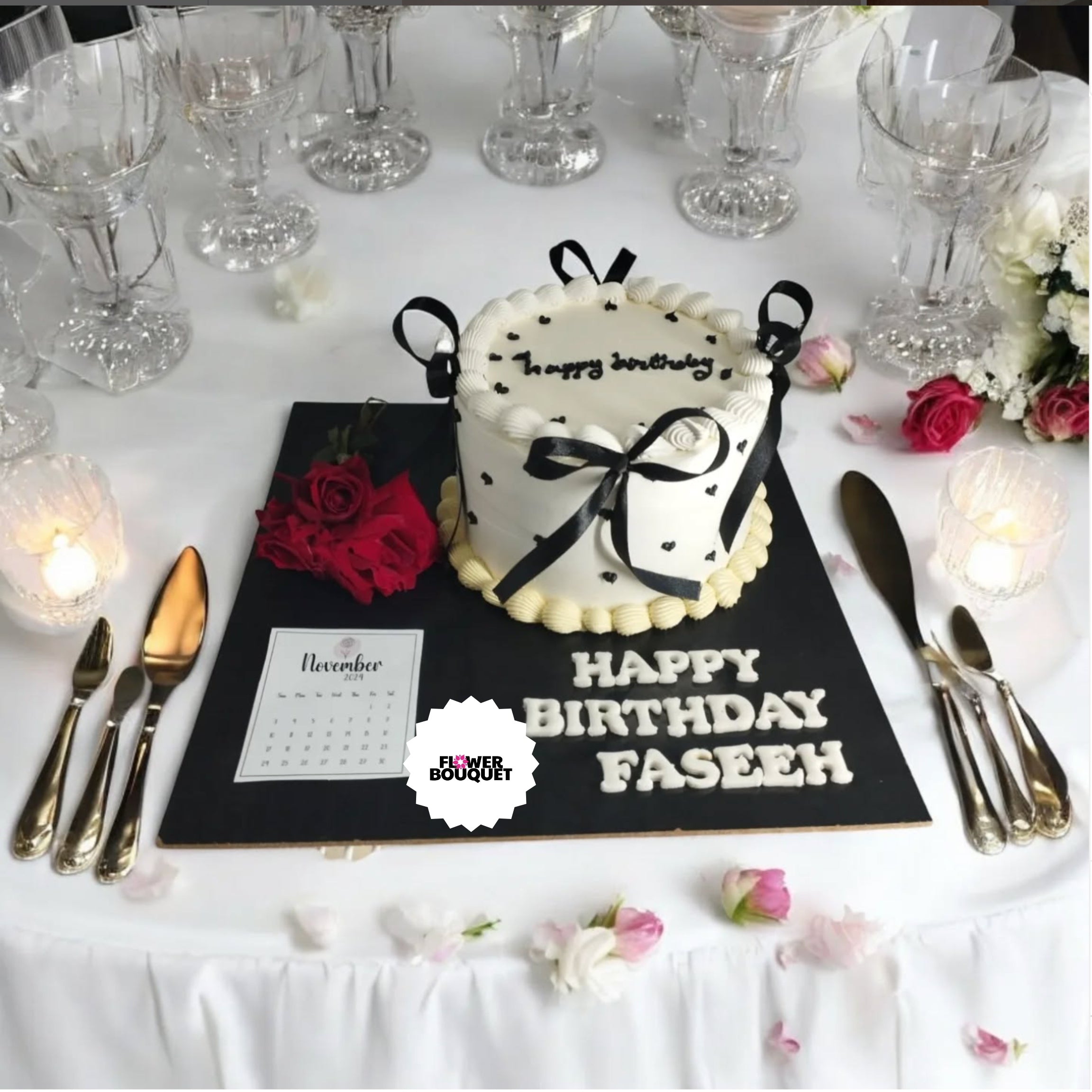 Elegant 2-Pound Birthday Cake