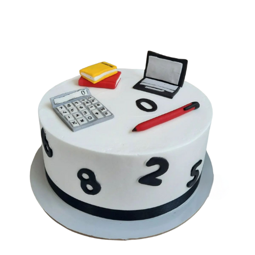 Farewell Office Cake - Professional Theme Design