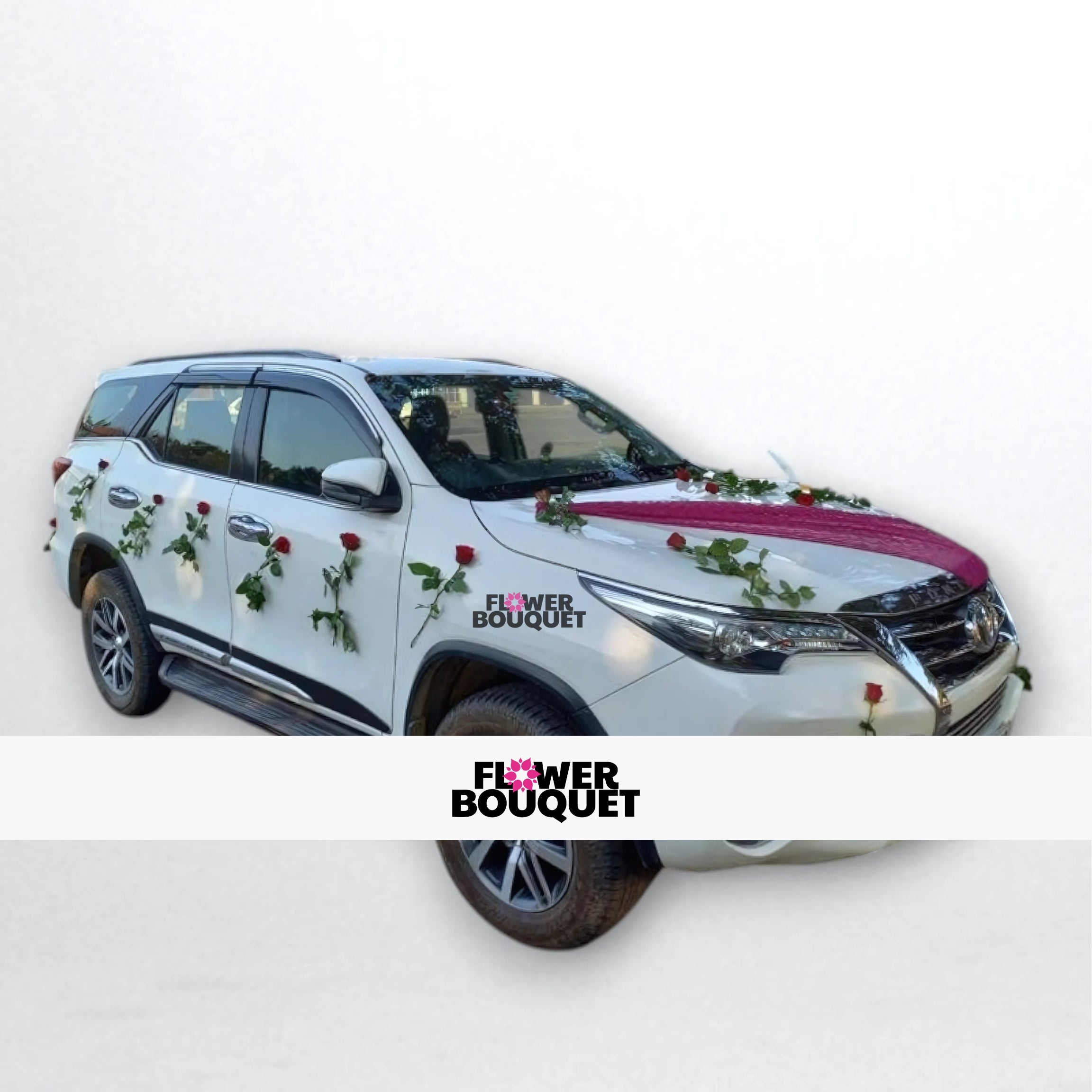 Fortuner Floral Romance Wedding Car Package