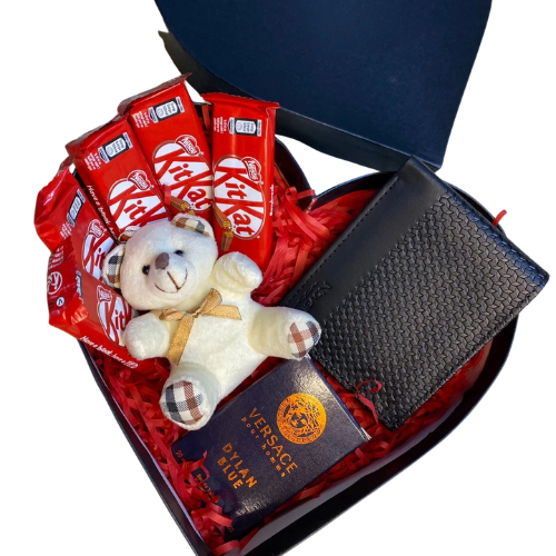 Romantic Heart-Shaped Gift Box for Him