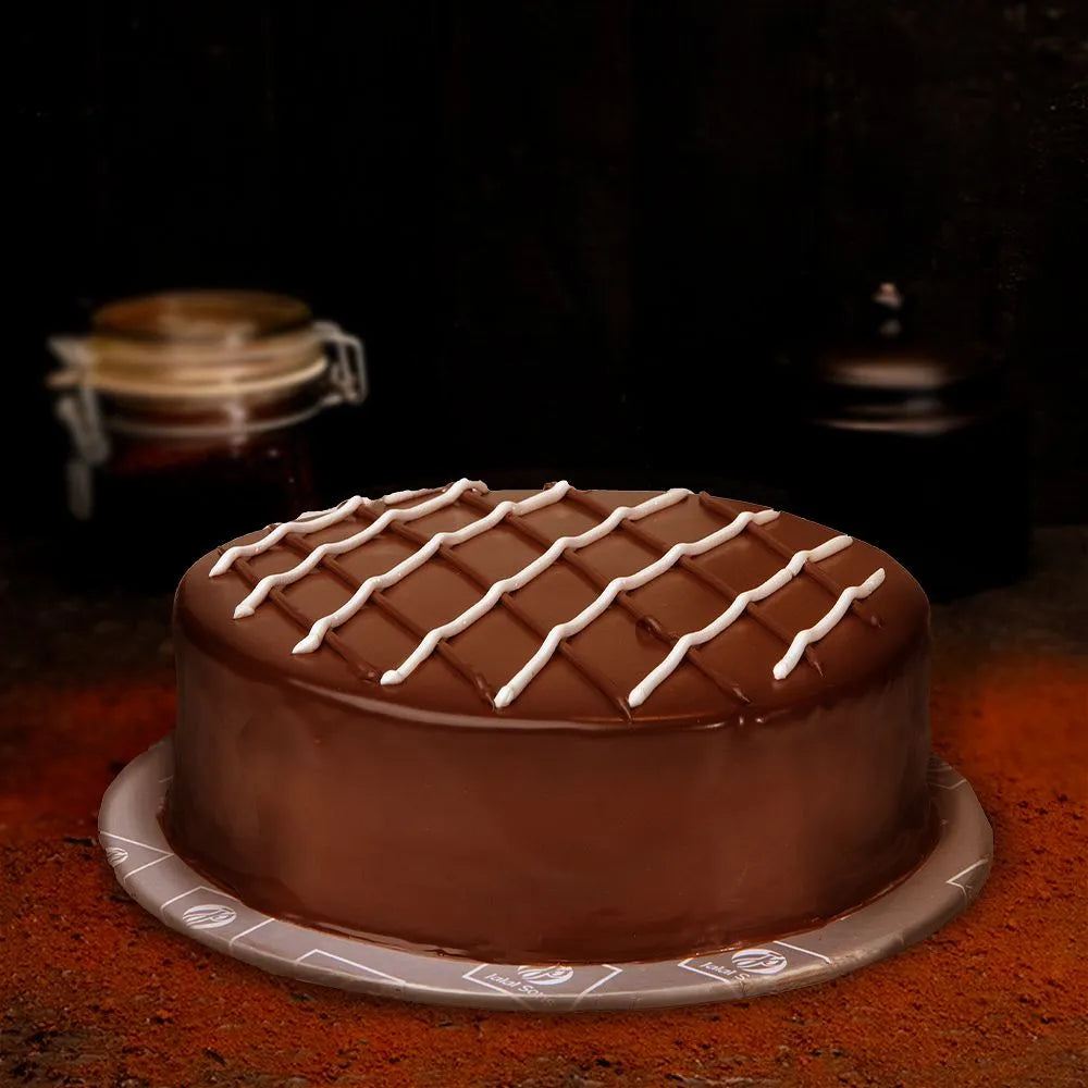 JS Chocolate Chess Mousse Ganache Cake by Jlal Sons