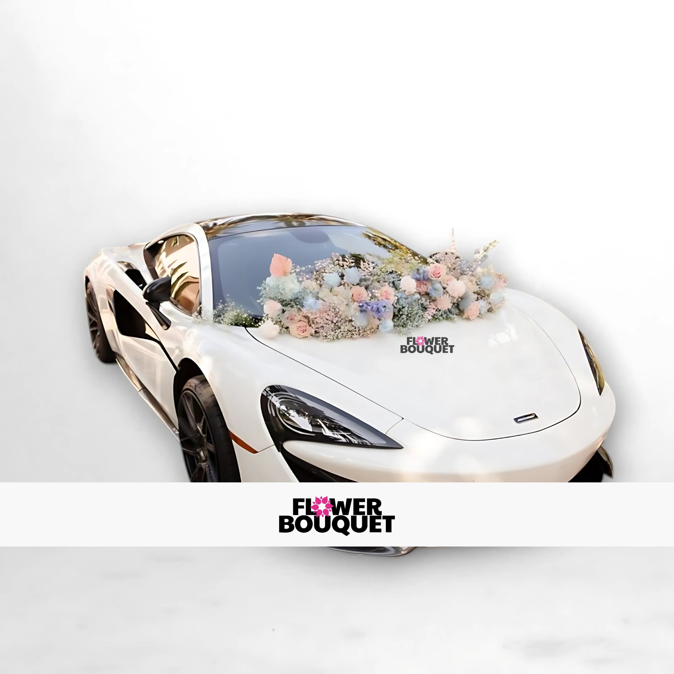Luxurious McLaren Pastel Dream Wedding Car Package