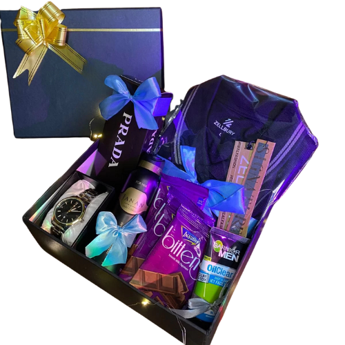 Men's Premium Luxury Fashion & Fragrance Gift Box