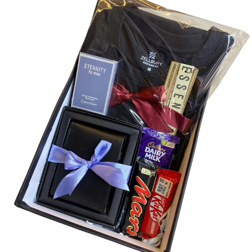 Men's Premium T-Shirt, Perfume & Chocolate Box