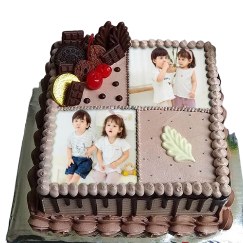 Custom Memory Frame Photo Cake
