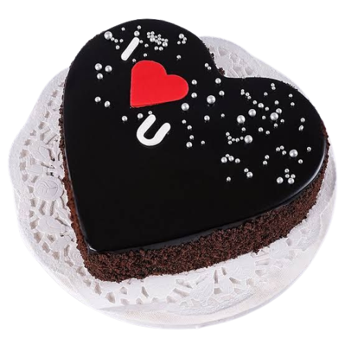 Midnight Love Chocolate Anniversary Cake