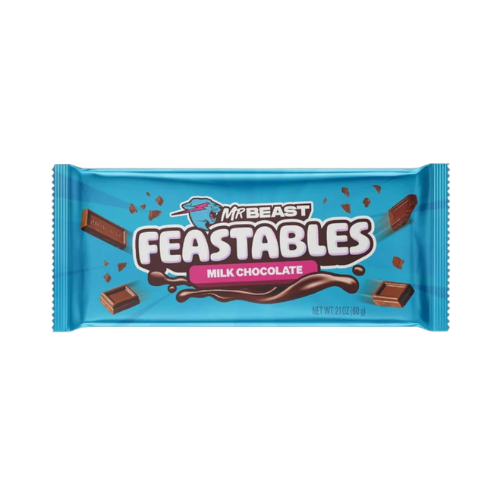 Mr. Beast Feastables Milk Crunch Chocolate (10 x 60g)