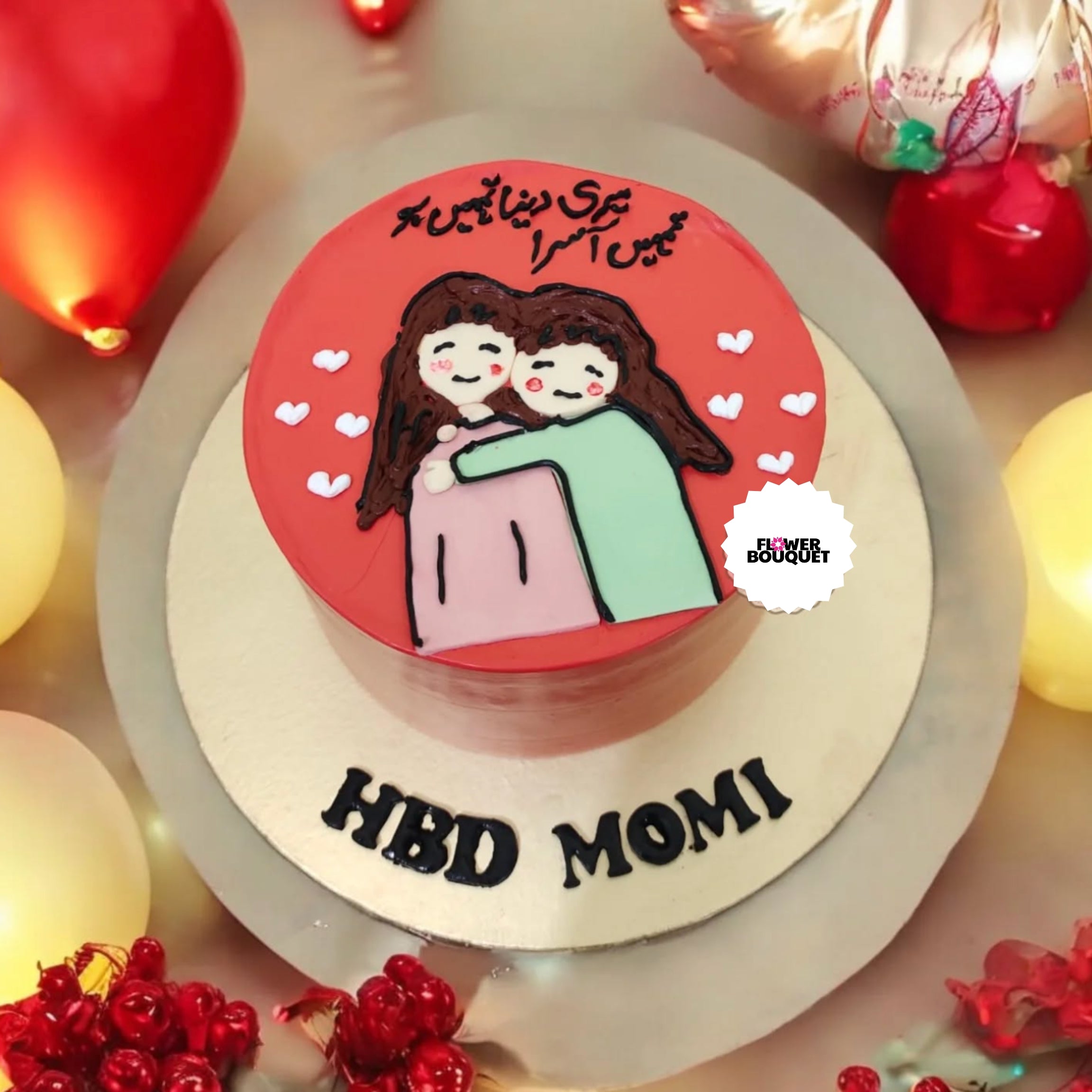 Personalized 2-Pound Birthday Cake For Mother