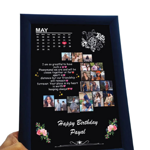 Custom Birthday Collage Photo Frame