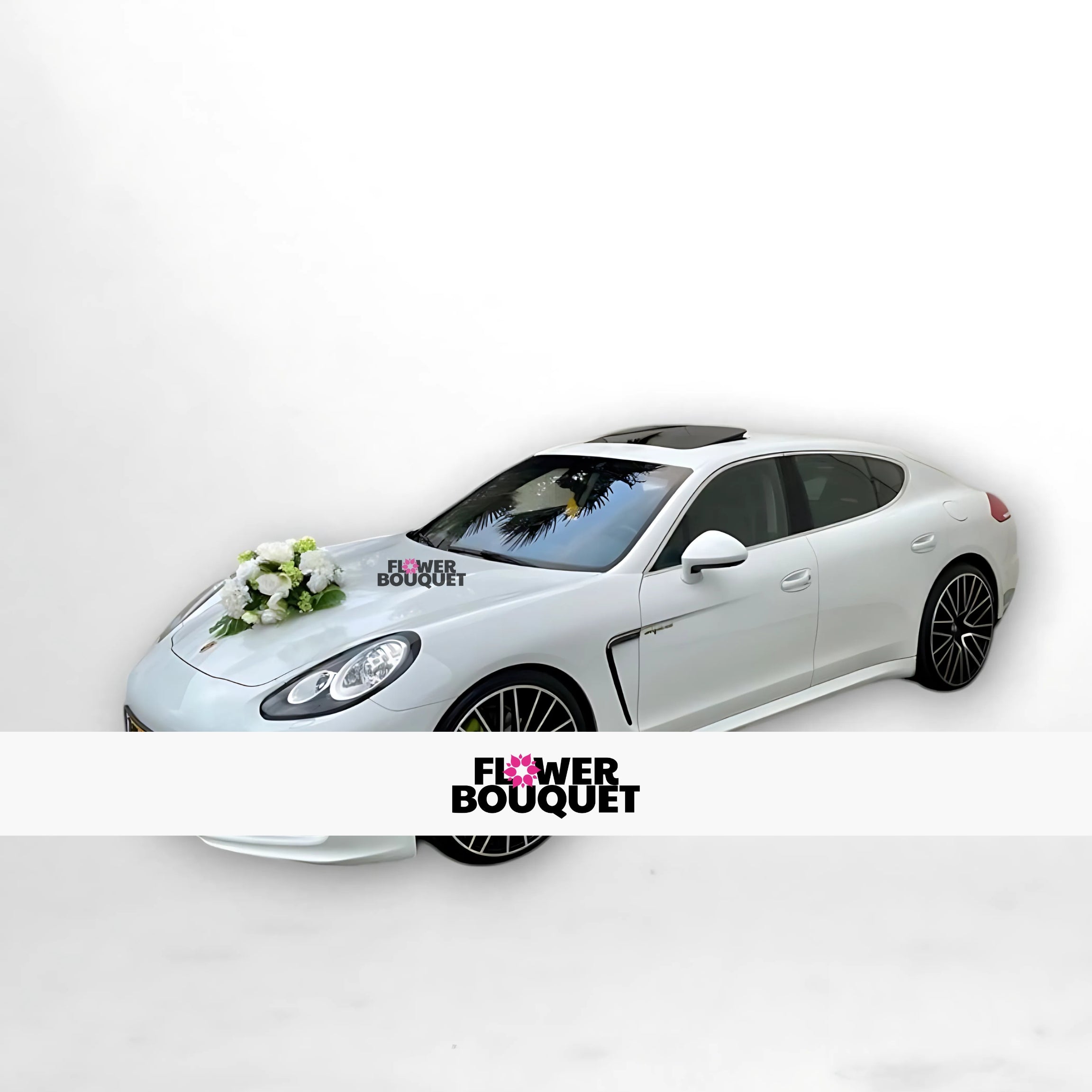 Porsche Panamera Elegant Blossom Wedding Car Package