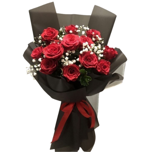 Eternal Love – Red Rose Bouquet