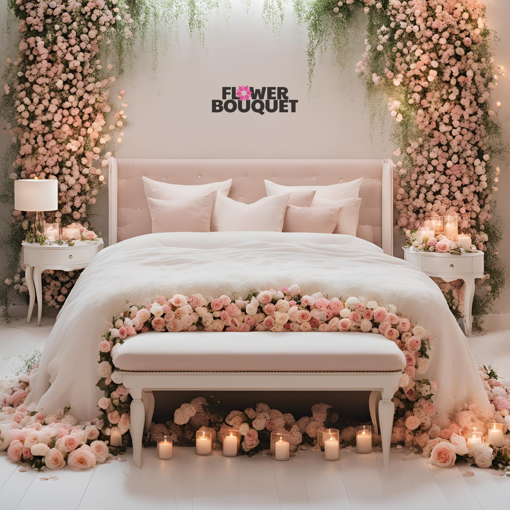 Romantic Floral Bedroom Decor Set