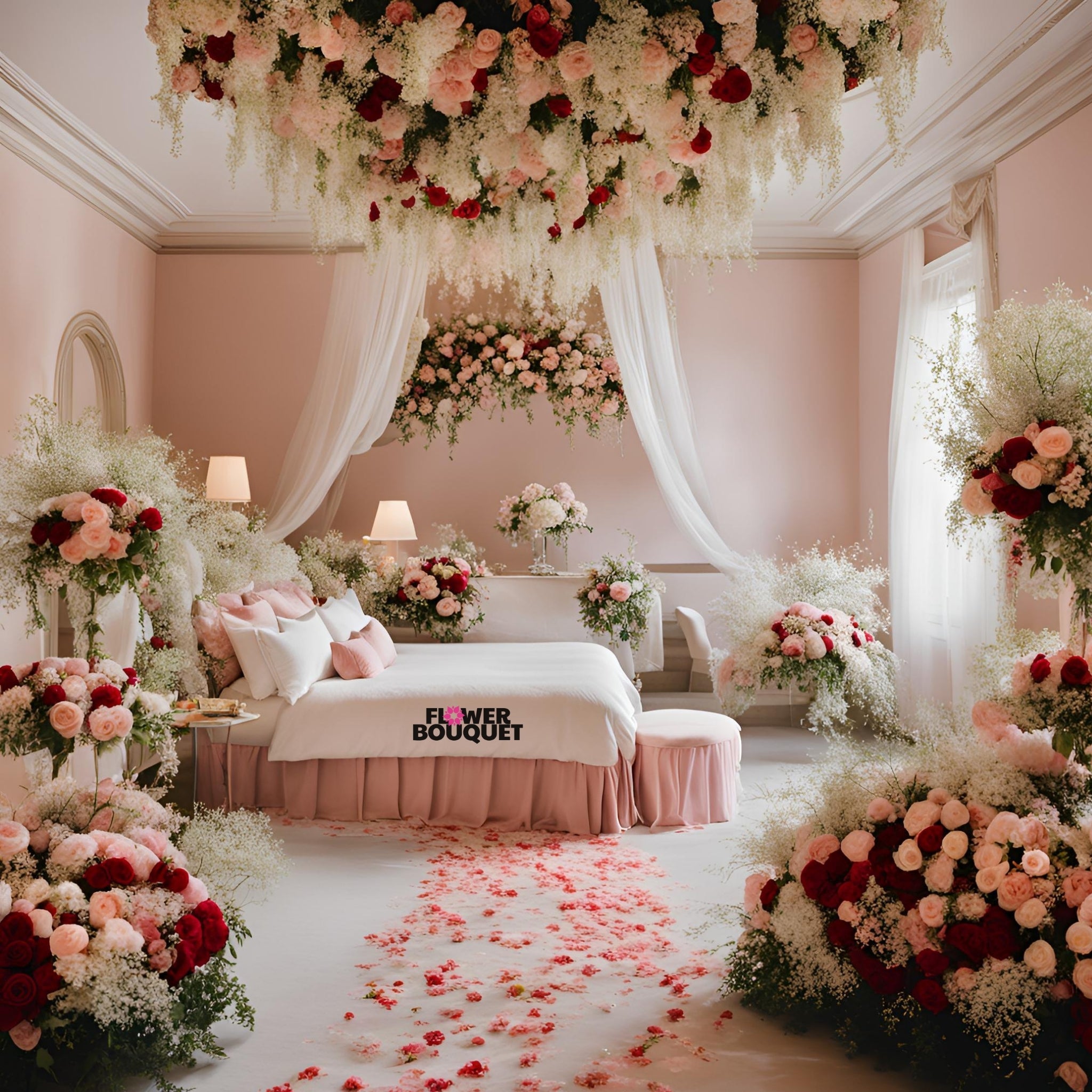 Romantic Floral Dream Bedroom Set
