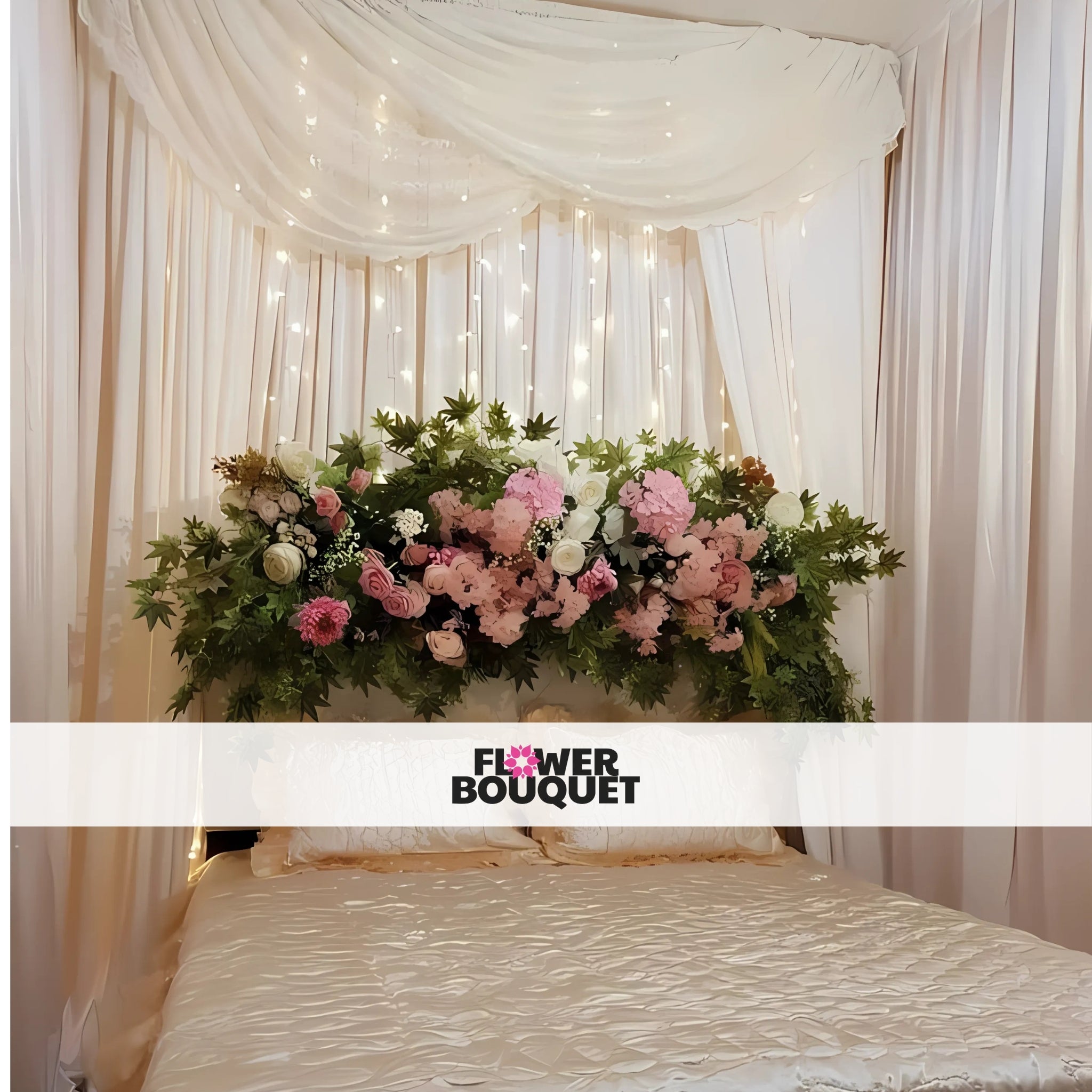 Romantic Garden Canopy Bed Decor