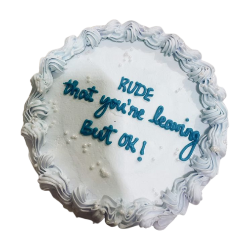 Funny Farewell Cake | Lighthearted Goodbye Celebration Dessert
