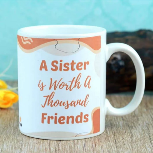 Sister Quote – White Ceramic Mug