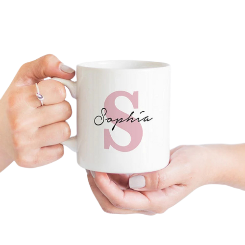 Personalized Alphabetic Ceramic Mug