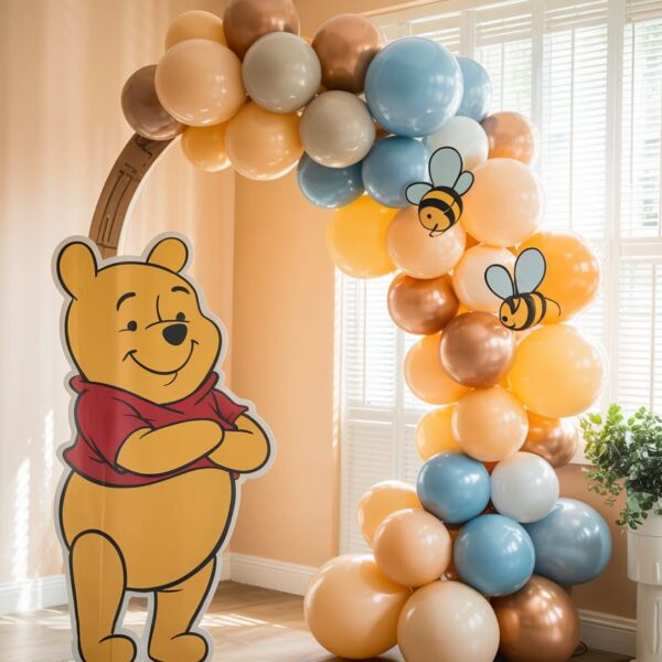 Winnie the Pooh Baby Shower Balloon Arch