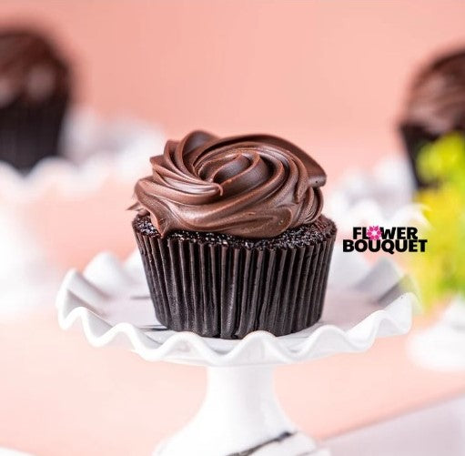 Premium Milk Chocolate Cupcake with Creamy Frosting